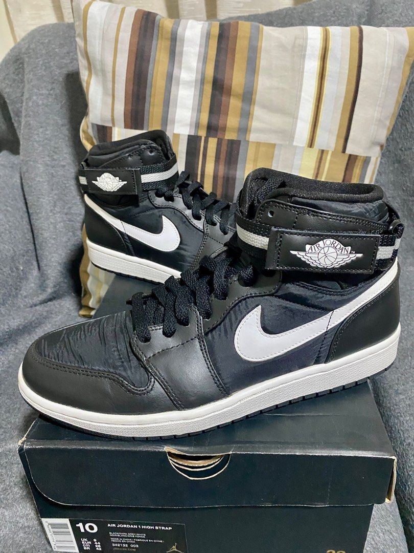 Jordan 1 High Strap Men s Fashion Footwear Sneakers on Carousell