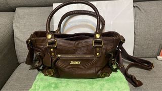 JOUNEY 真皮肩背包 手提包 真皮包斜背包