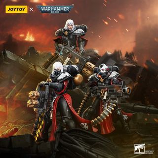 JoyToy Joy Toy Warhammer Adepta Sororitas - JT8131 Retributor with Heavy Flamer / JT8155 Retributor with Heavy Bolter/ JT8148 Retributor with Multi-melta 