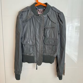 Juicy Couture Leather Kulit Jacket Jaket Sz P