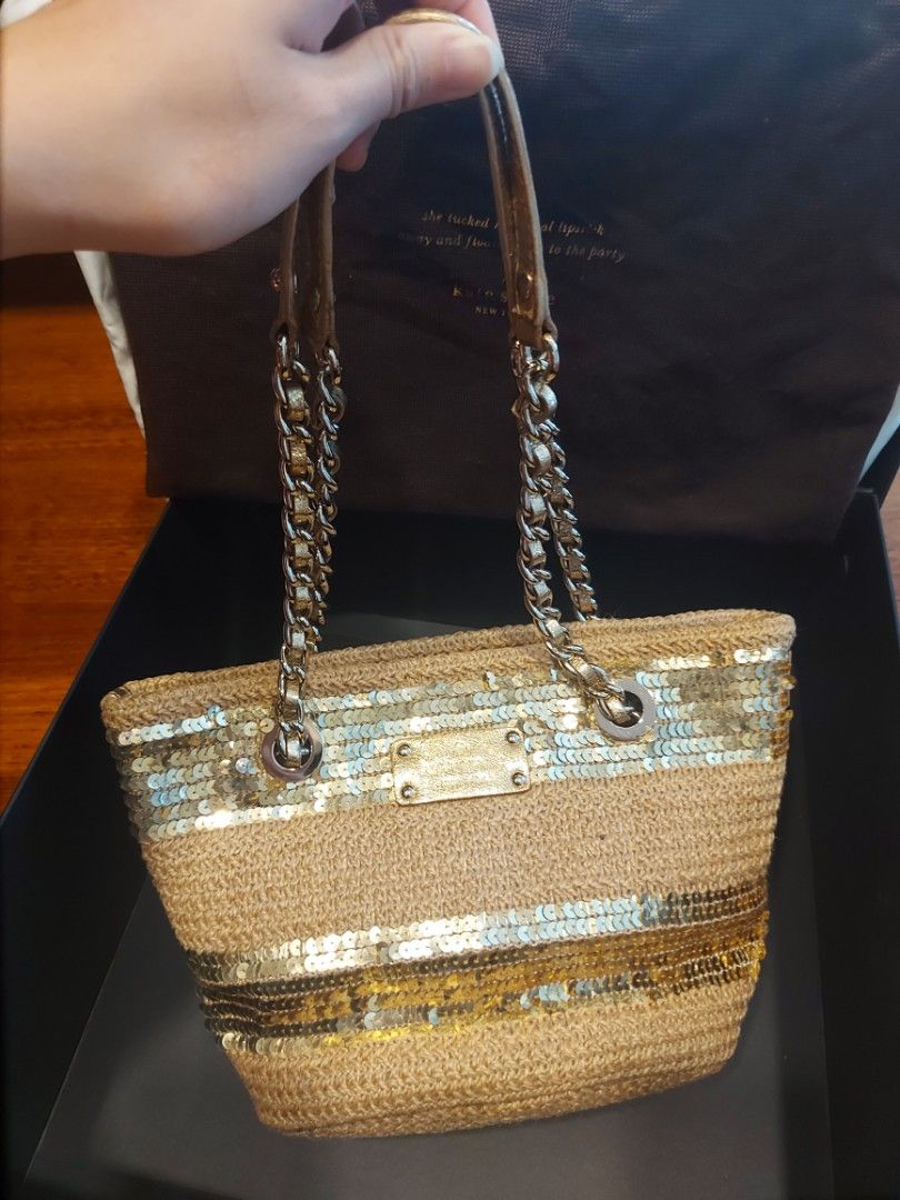 Kate spade sequin purse top
