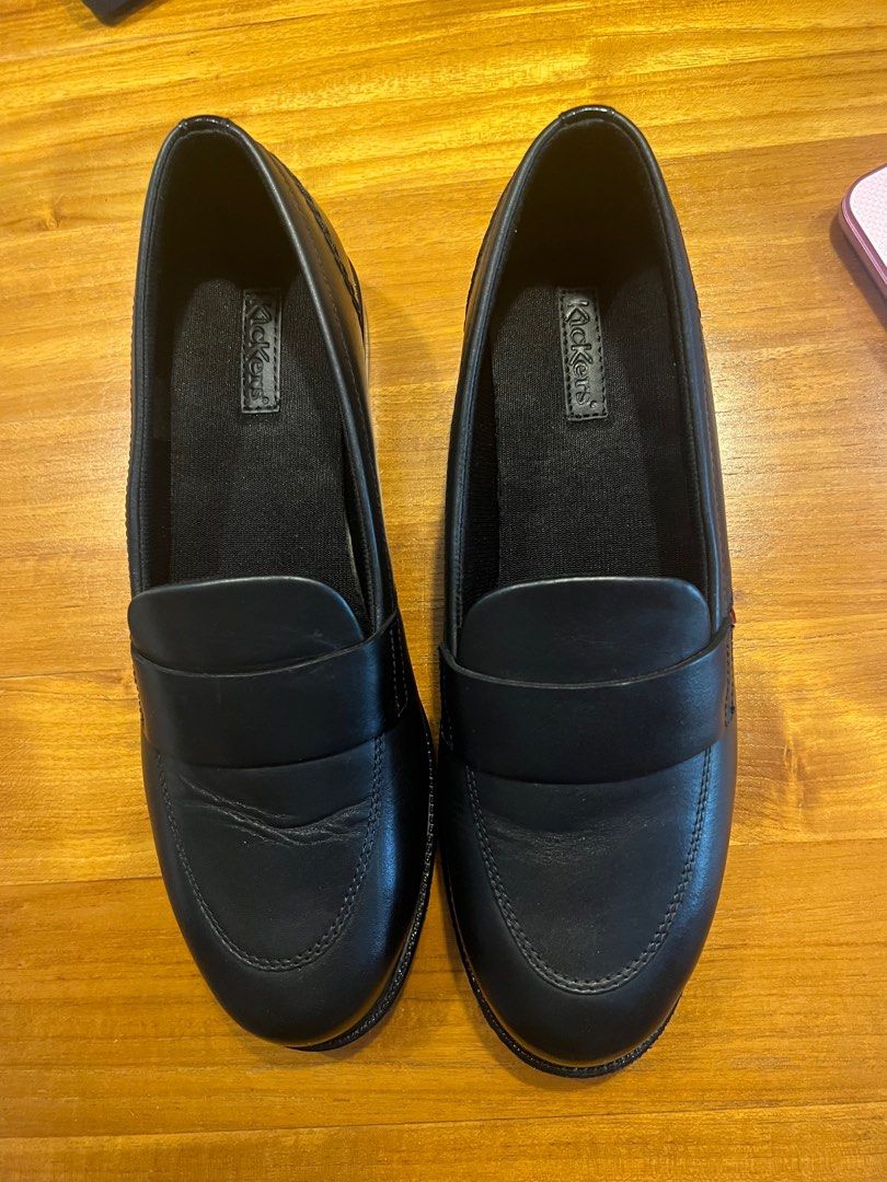 Kickers black loafers size 41