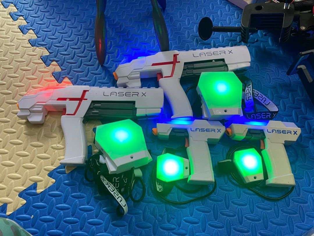 Laser X Laser Tag Gun Set with Tower, Hobbies & Toys, Toys & Games on