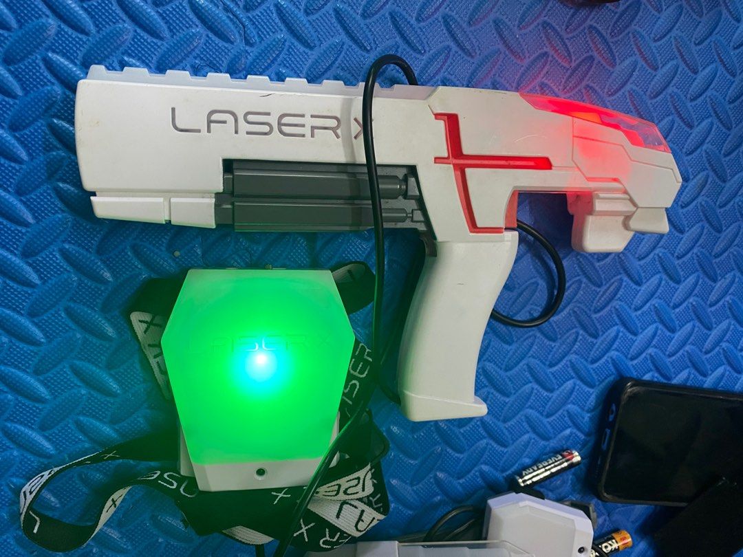 Laser X Laser Tag Gun Set with Tower, Hobbies & Toys, Toys & Games on