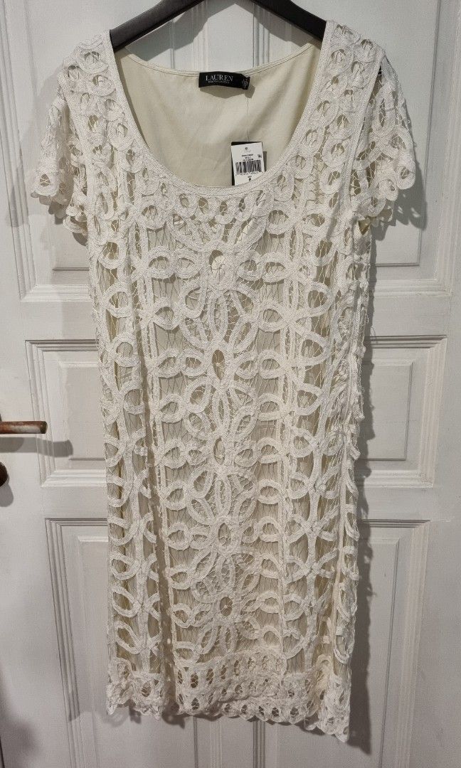 Ralph lauren lace cap sleeve dress store