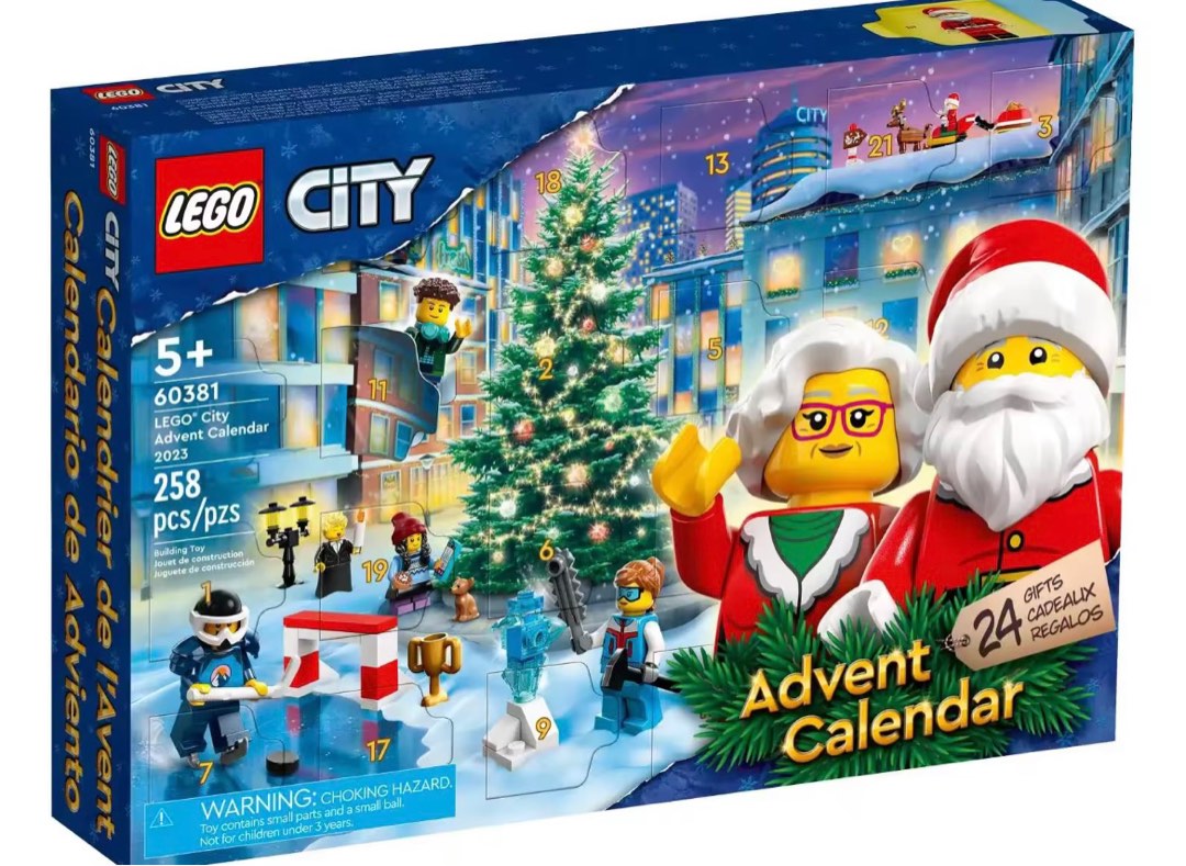 LEGO City 60381 Advent Calendar 2023 Building Toy Set (258 Pieces