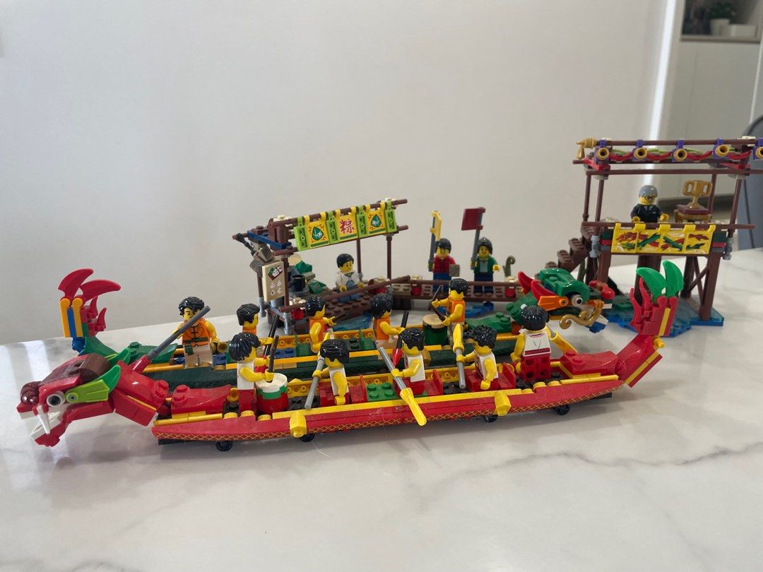 Lego dragon boat race set store