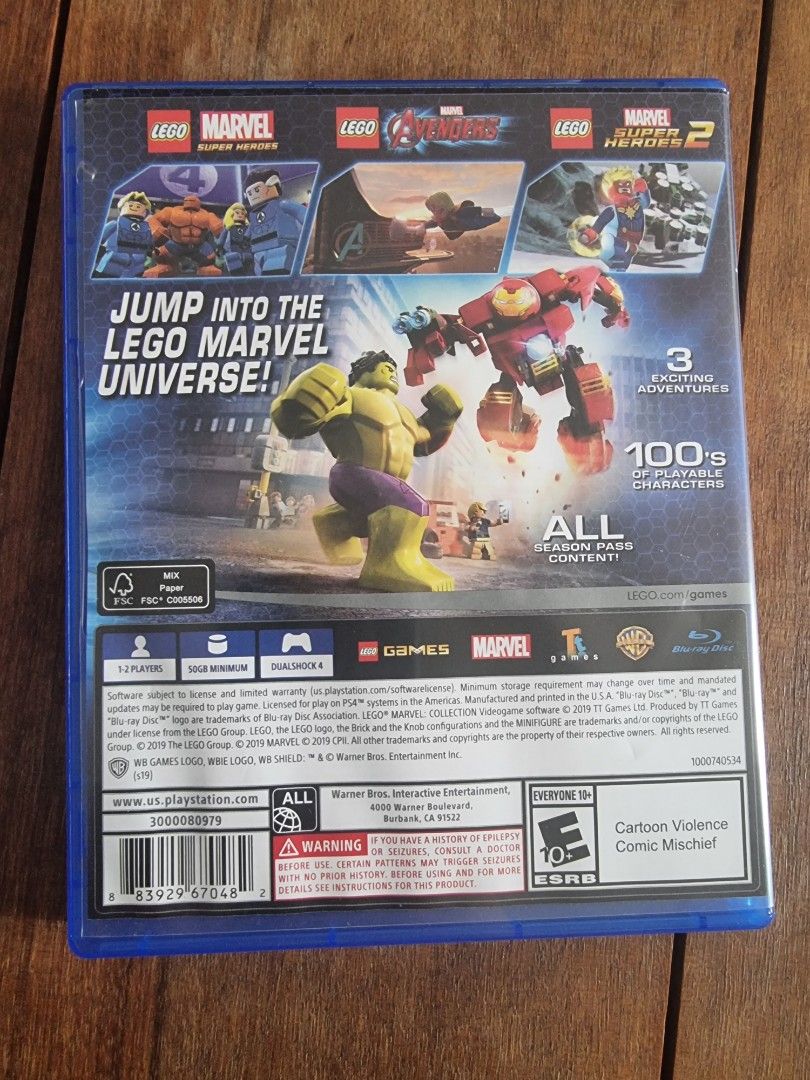 Lego marvel 2025 collection ps4 price