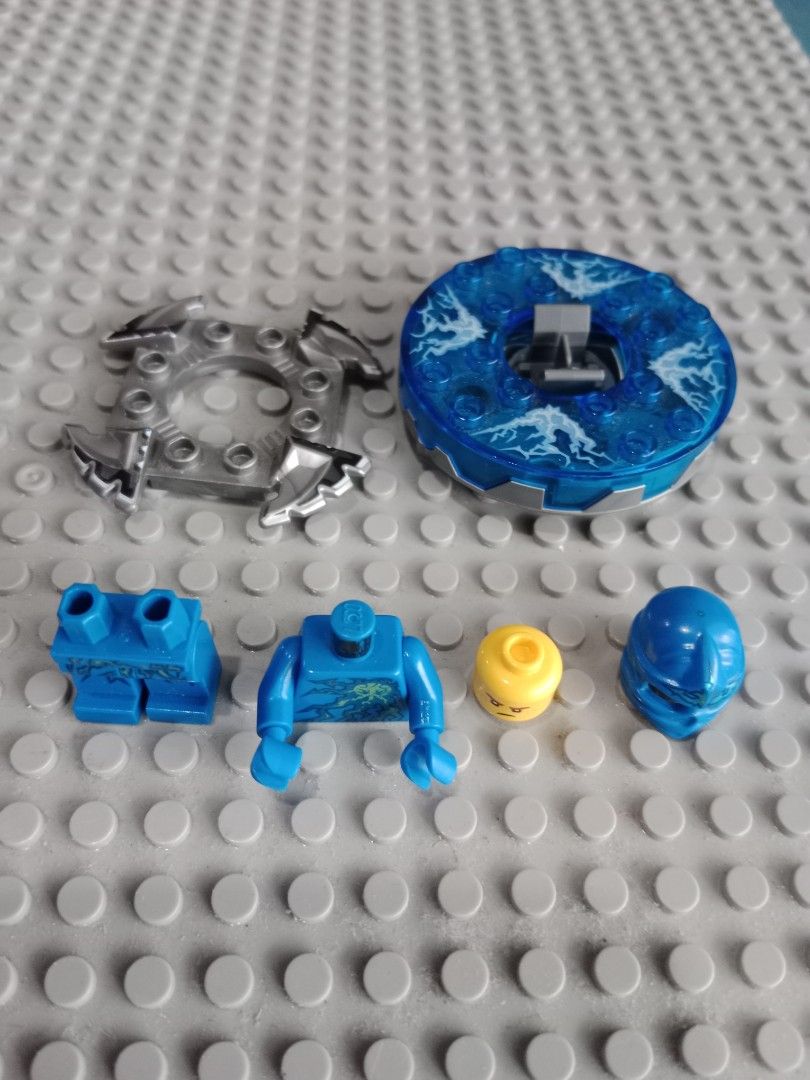 Lego Ninjago Jay NRG with NRG spinner Rare Authentic