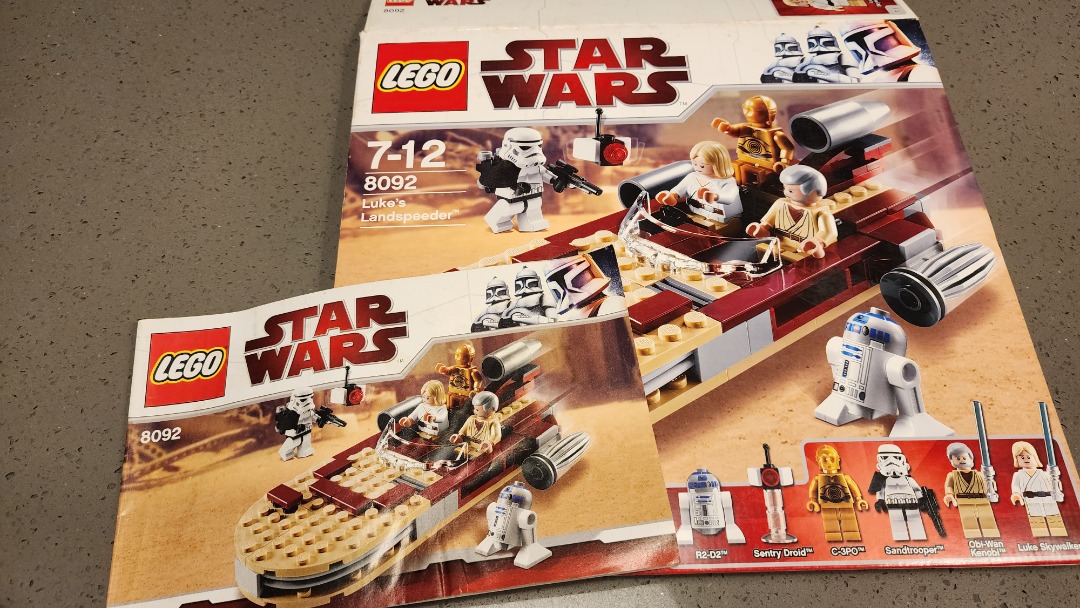 Luke's landspeeder lego on sale 8092