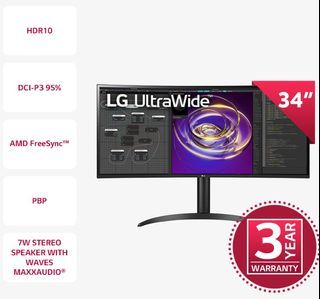 LG 34-inch Curved Ultrawide 34WP85CN-B