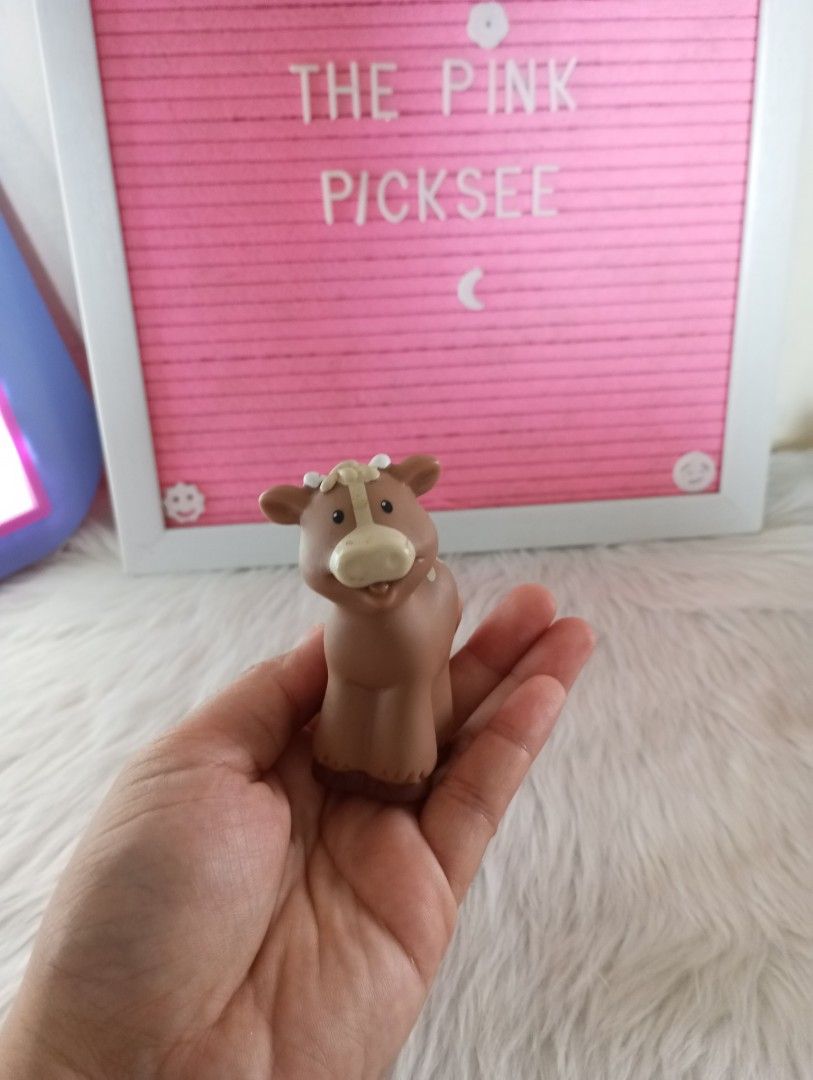 Little People Cow Calf Animal Figure, Hobbies &amp; Toys, Toys &amp; Games on ...