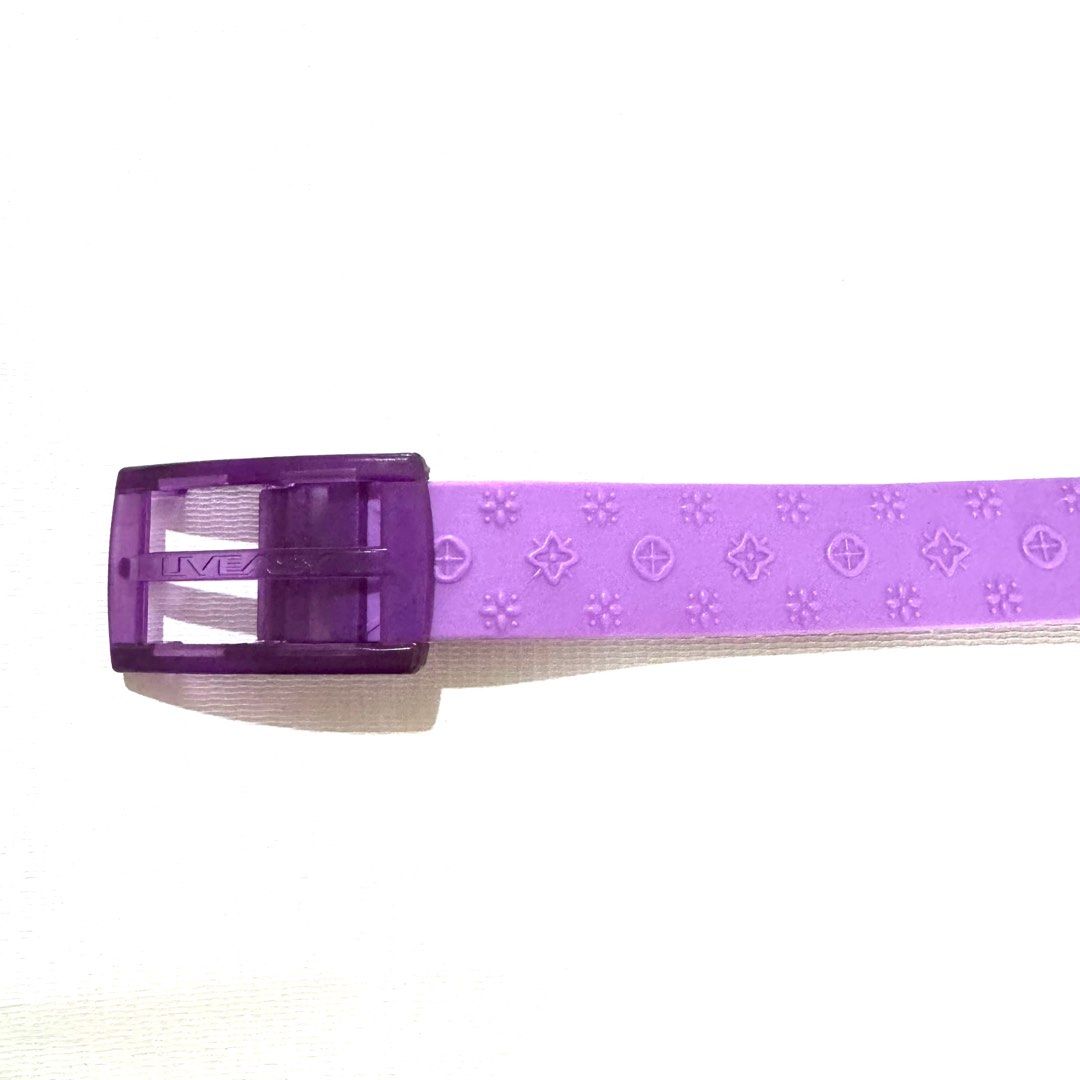 LivEasy jelly belt (Category: Belts) located in Pasig City. Submitted by mariannetablanza (Listing ID 1269102604, Image 2). Description: The item is an unused LivEasy purple jelly belt. The price is negotiable..