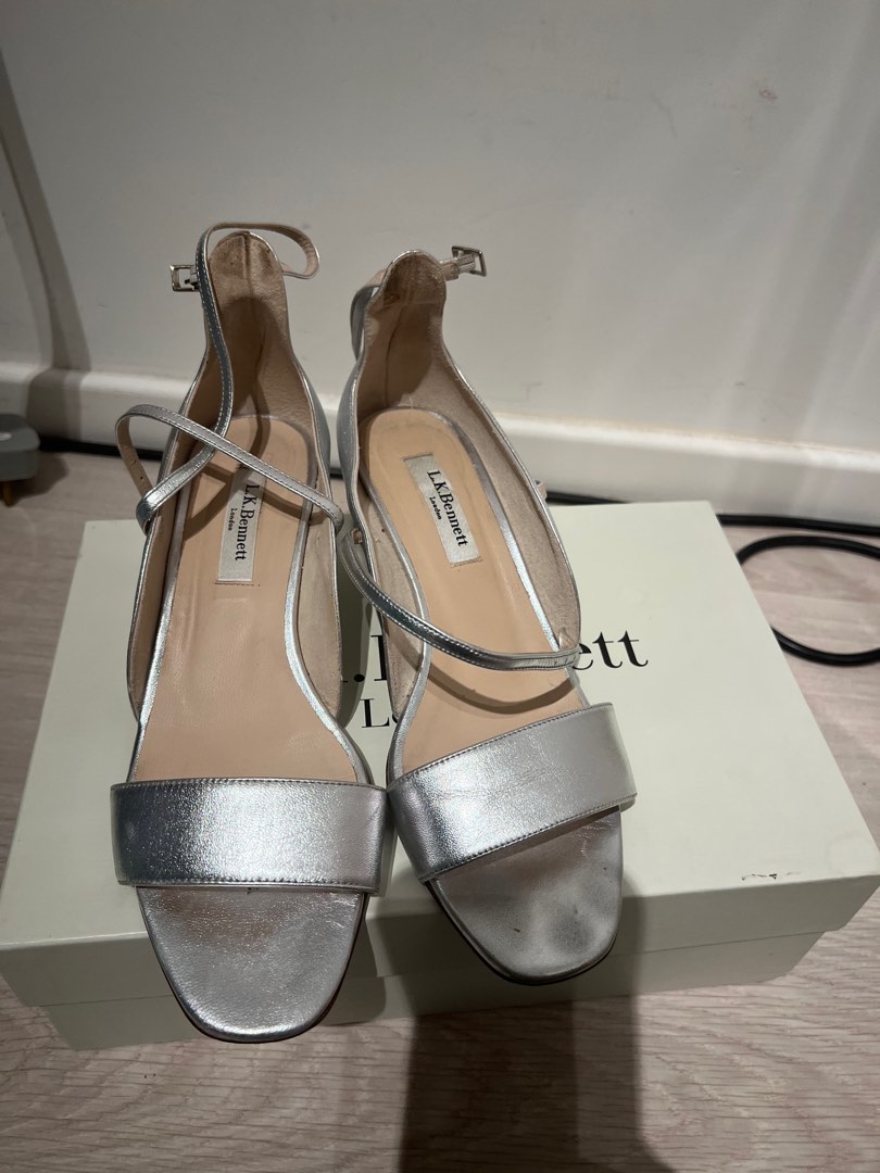 Lk bennett hotsell silver sandals
