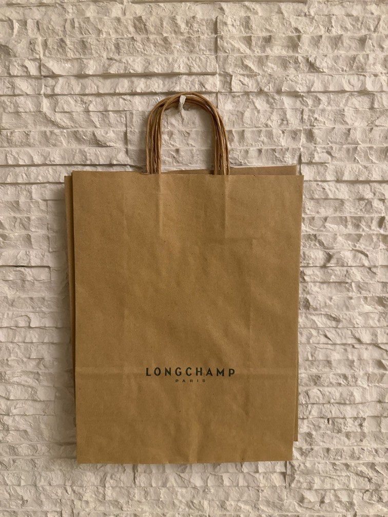 Paper best sale bag longchamp