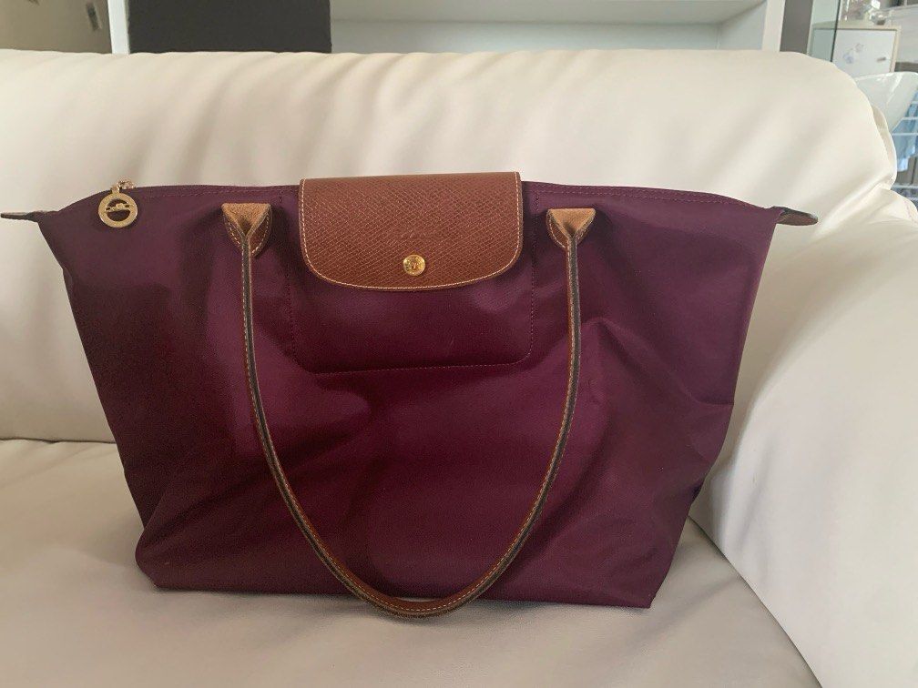 Le Pliage Longchamp plum bag