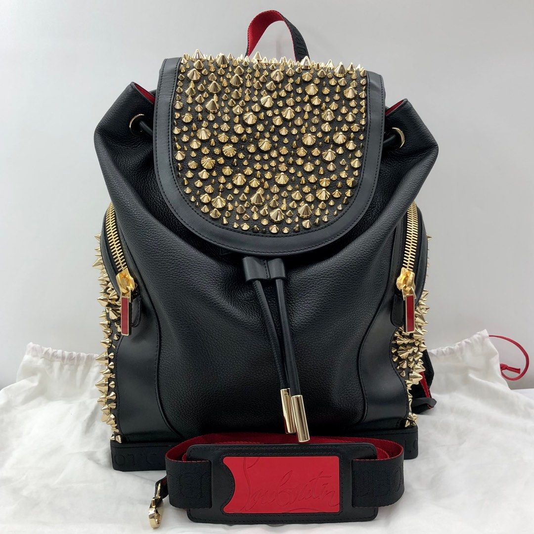 Christian louboutin studded backpack discount