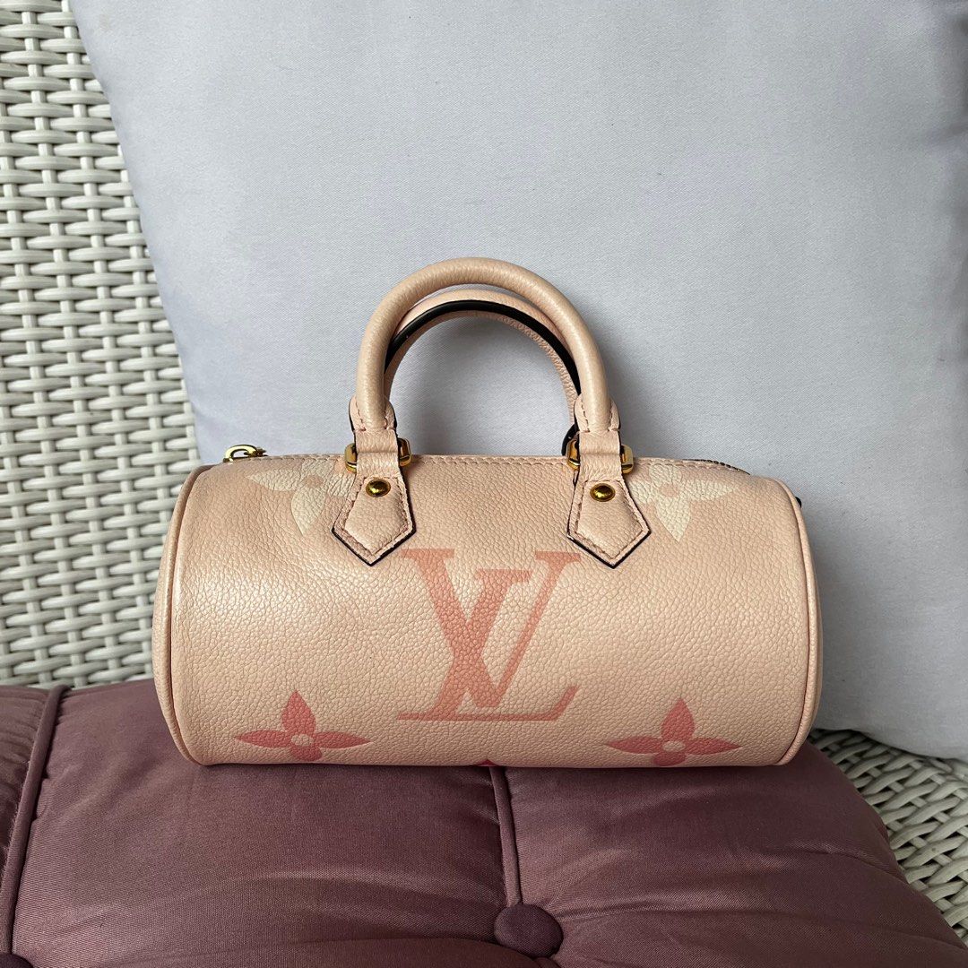 Louis Vuitton Papillon Baby Pink Fesyen Wanita Tas Dompet di