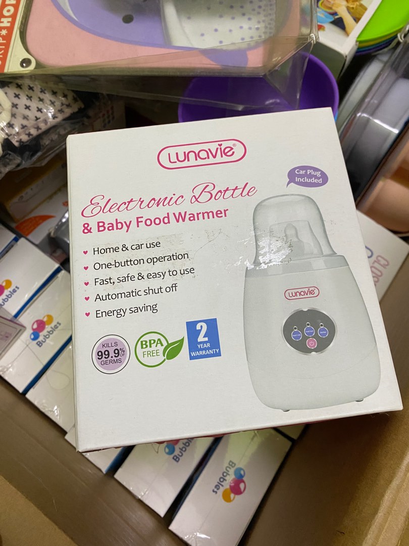 Lunavie Electric Bottle Baby Food Warmer Babies Kids Nursing
