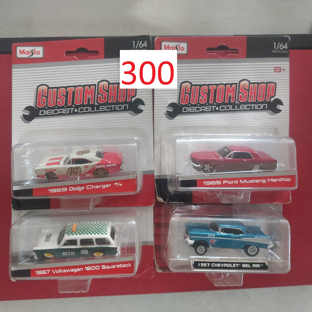 Maisto Custom Shop 1 64 Diecast Mustang Volkswagen Dodge Chager