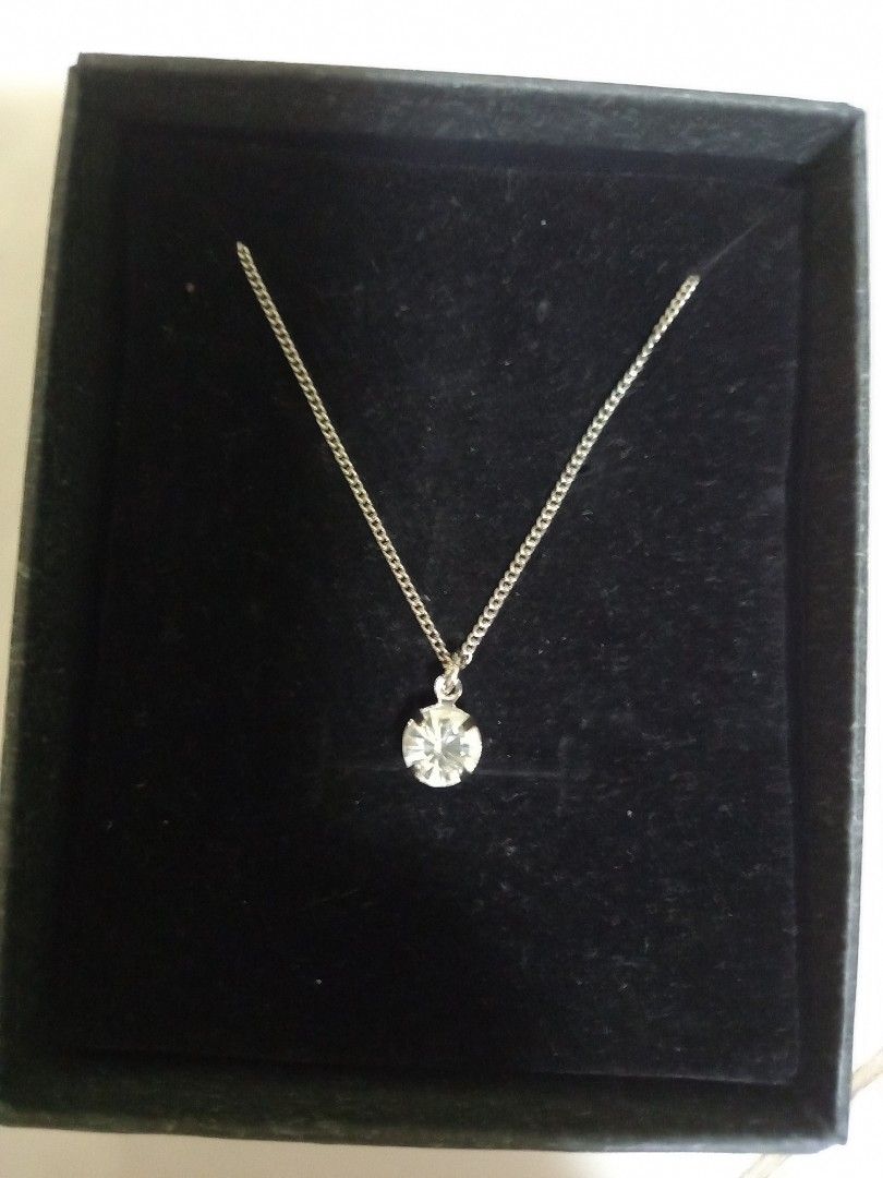Man made shop diamond necklace