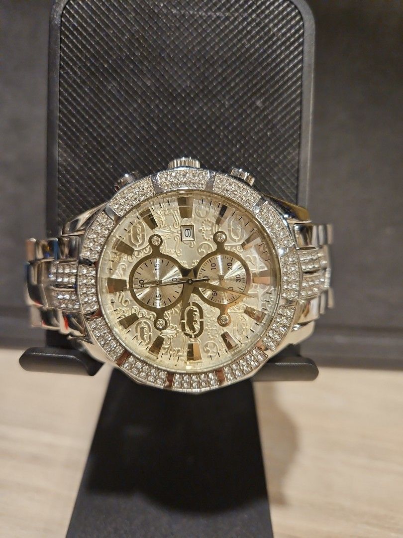 Marc ecko gold diamond watch new arrivals