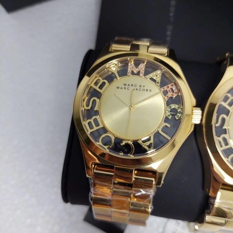 MARC JACOBS Henry Skeleton Gold ORIGINAL Women s Fashion