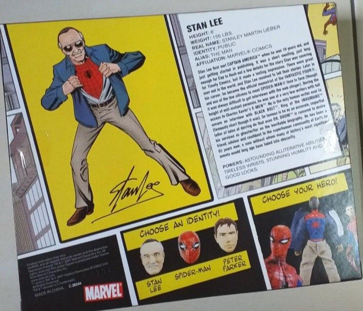 Stan lee marvel legends sdcc hotsell