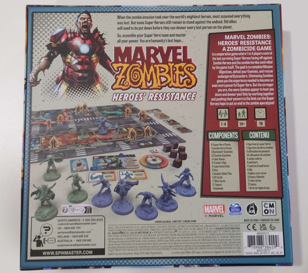 Jeu de stratégie Asmodee Jeu de stratégie Marvel Zombies La Résistance