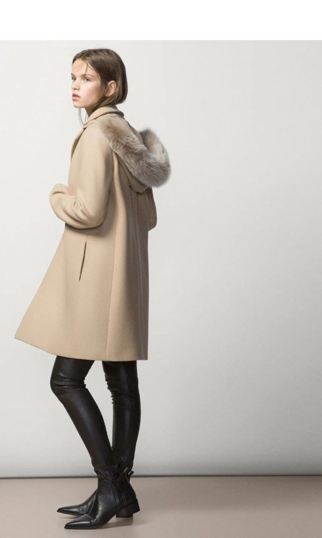 Massimo dutti duffle coat on sale