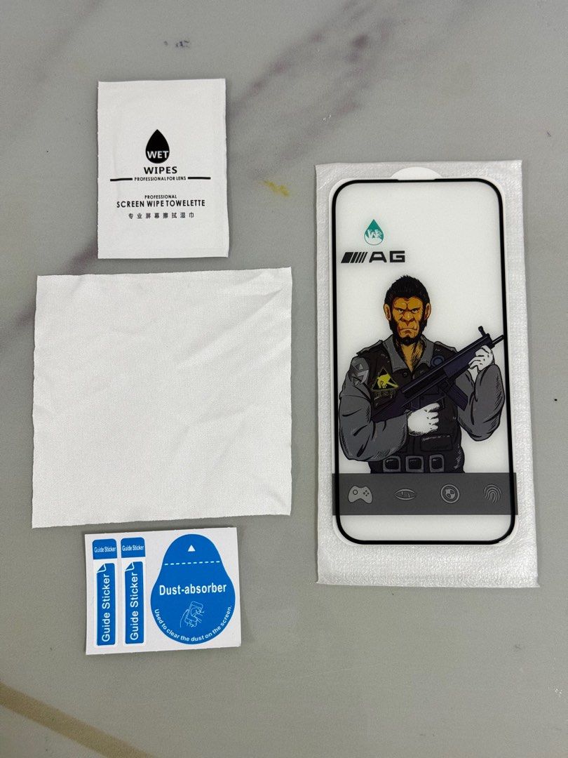 Matte Anti Fingerprints Tempered Glass Screen Protector for iPhone 15