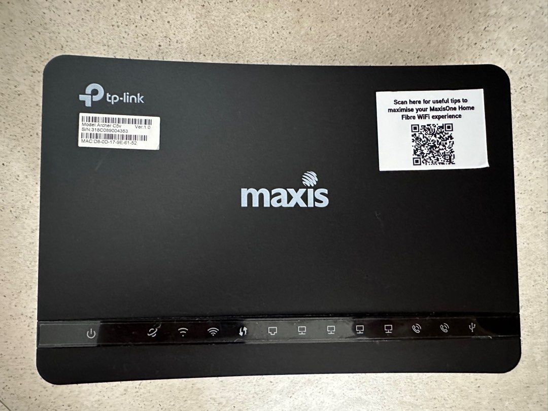 Maxis Modem & Router, Computers & Tech, Parts & Accessories, Networking