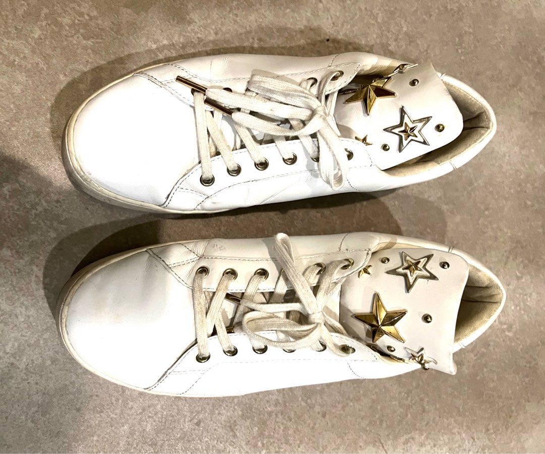 Michael kors 2025 white leather trainers
