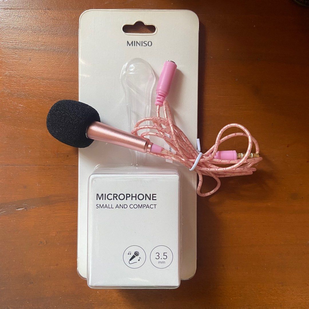 Miniso Mini Microphone, Hobbies & Toys, Music & Media, Music