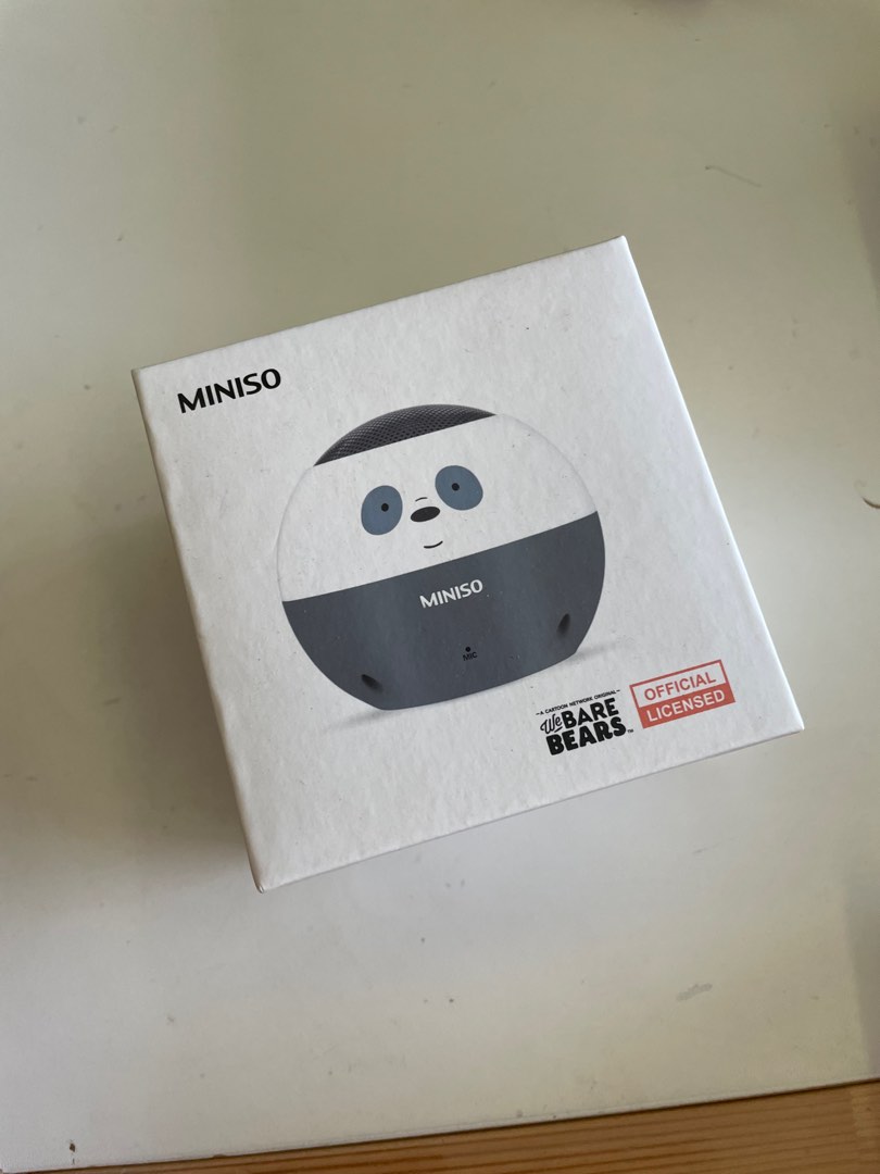Miniso we bare bears speaker sales