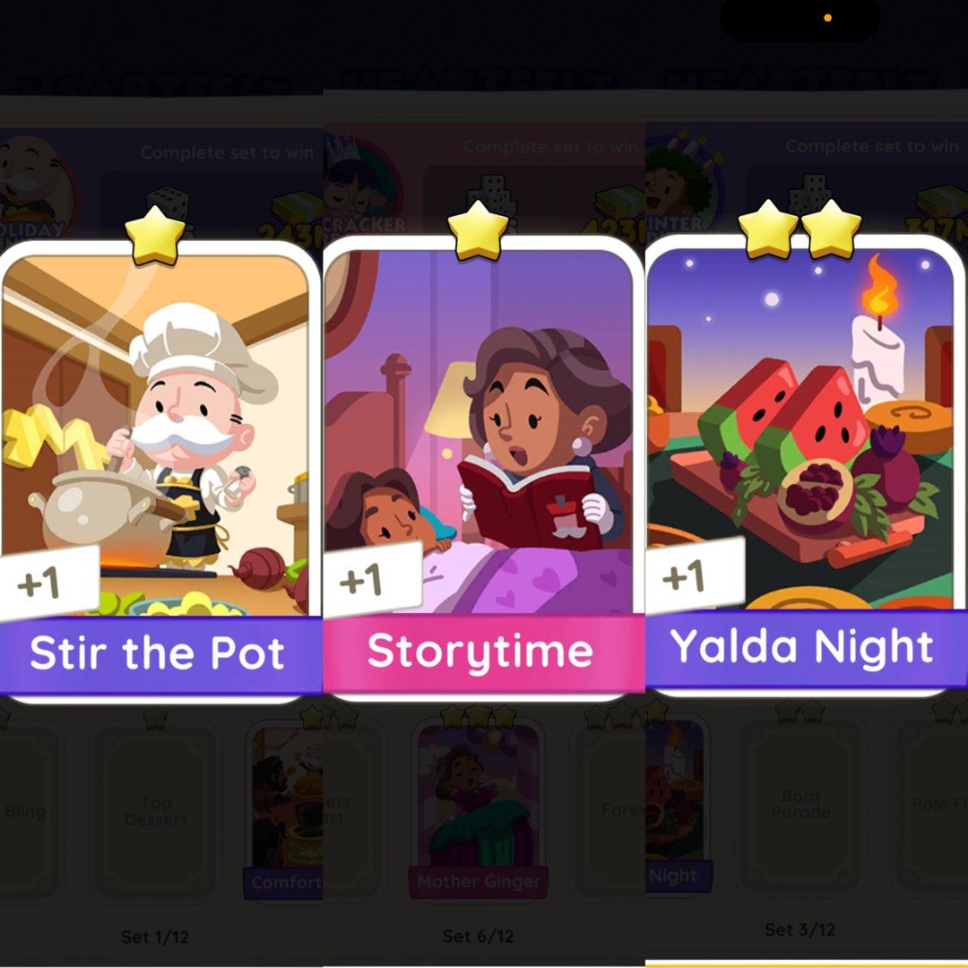 MONOPOLY GO STICKER (YALDA NIGHT, STIR THE POT, STORY TIME) , Video