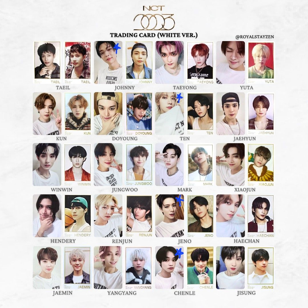 NCT2023 Golden Age Trading Card