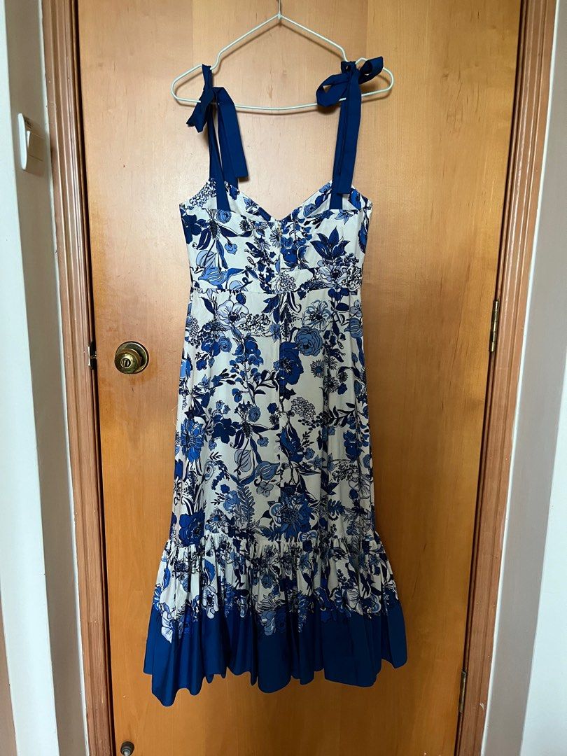 Brandy Melville, Dresses, Brandy Melville Colleen Floral Maxi Navy Slip  Dress Nwot