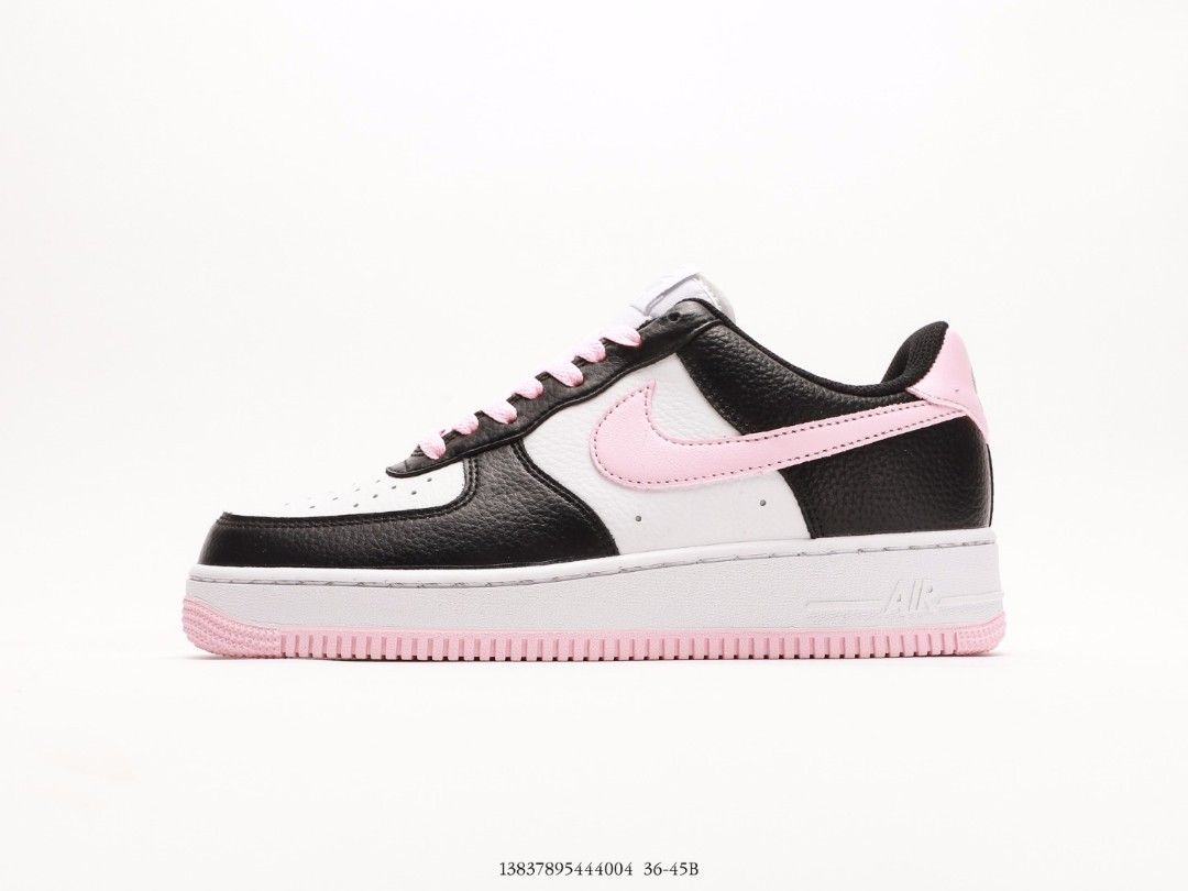 Nike Air Force 1 Low White black pink shoes US 5.5 US 11 Women s Fashion Footwear Sneakers on Carousell