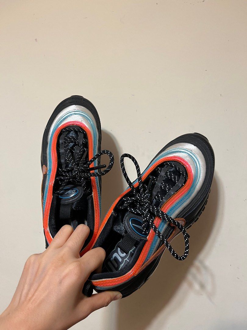 Nike Air Max 97 Nike Trainers Hk Nike X CLOT White Mesh And Suede