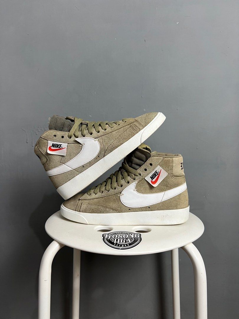 Nike blazer mid rebel olive hotsell