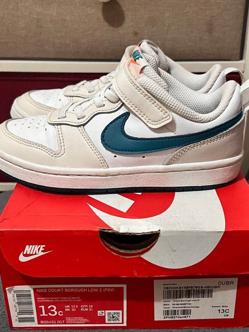 Nike Court Borough Low 2 Babies Kids Babies Kids Fashion on Carousell
