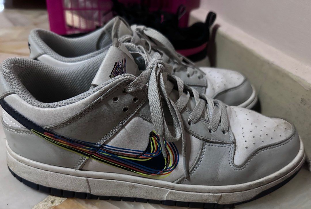 Nike Dunk Low 3D swoosh Men s Fashion Footwear Sneakers on