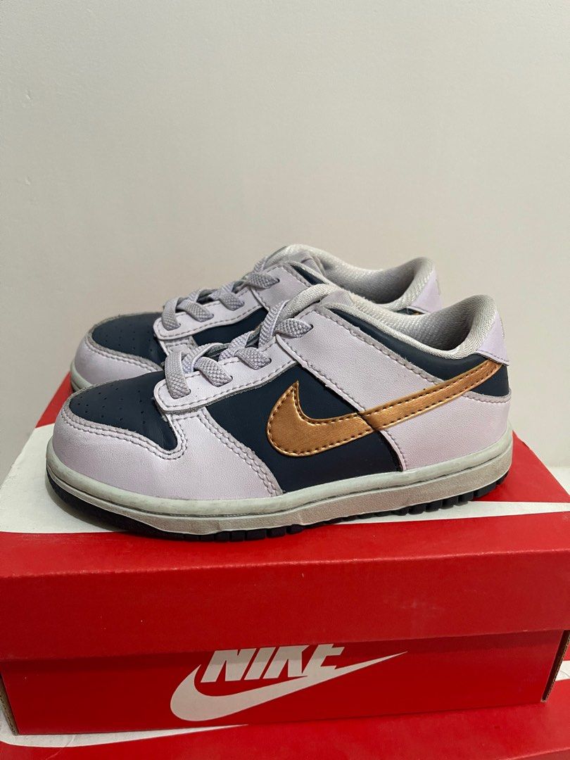 Nike dunk low 9c (Category: Babies & Kids Fashion) located in Manila. Submitted by acloved (Listing ID 1269149759, Image 2). Description: Slightly used Rfs outgrown.