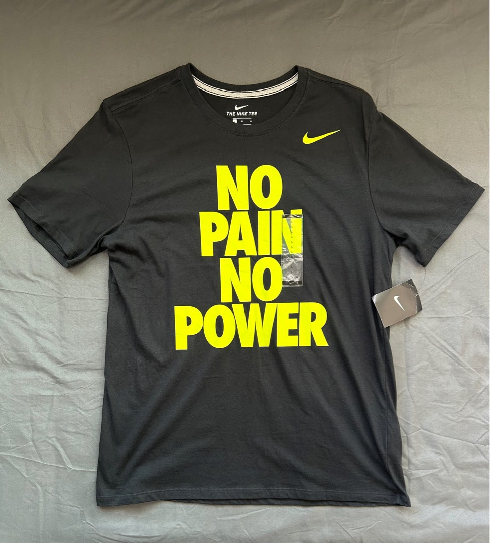 Nike No Pain No Power Tees Men s Fashion Tops Sets Tshirts