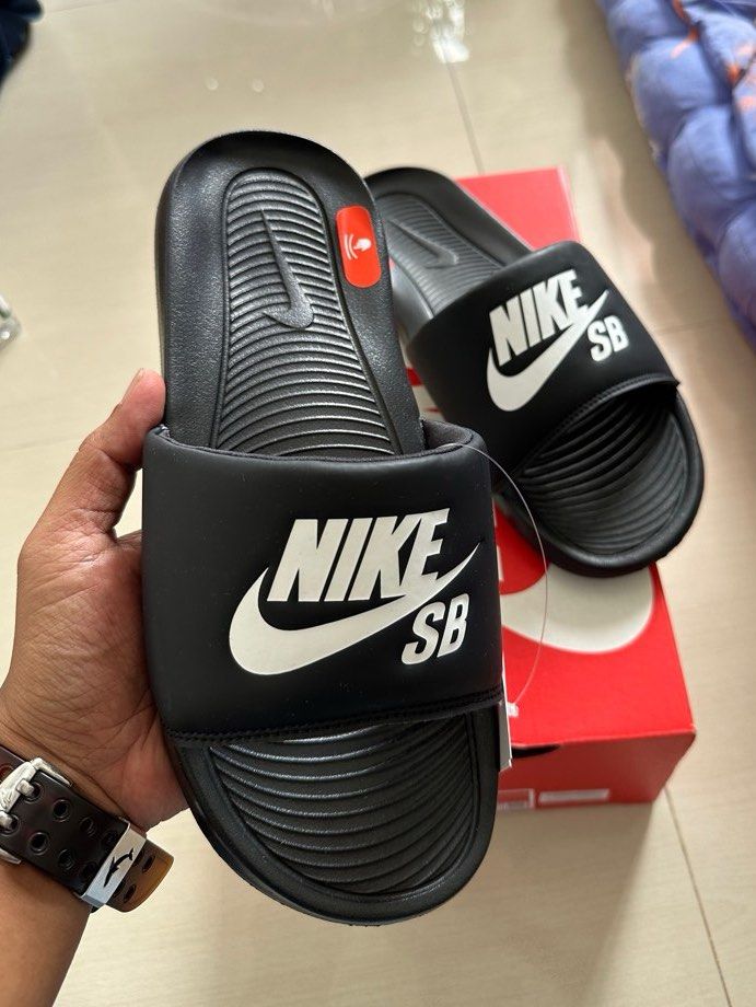 Nike SB Slides Men s Fashion Footwear Flipflops and Slides on