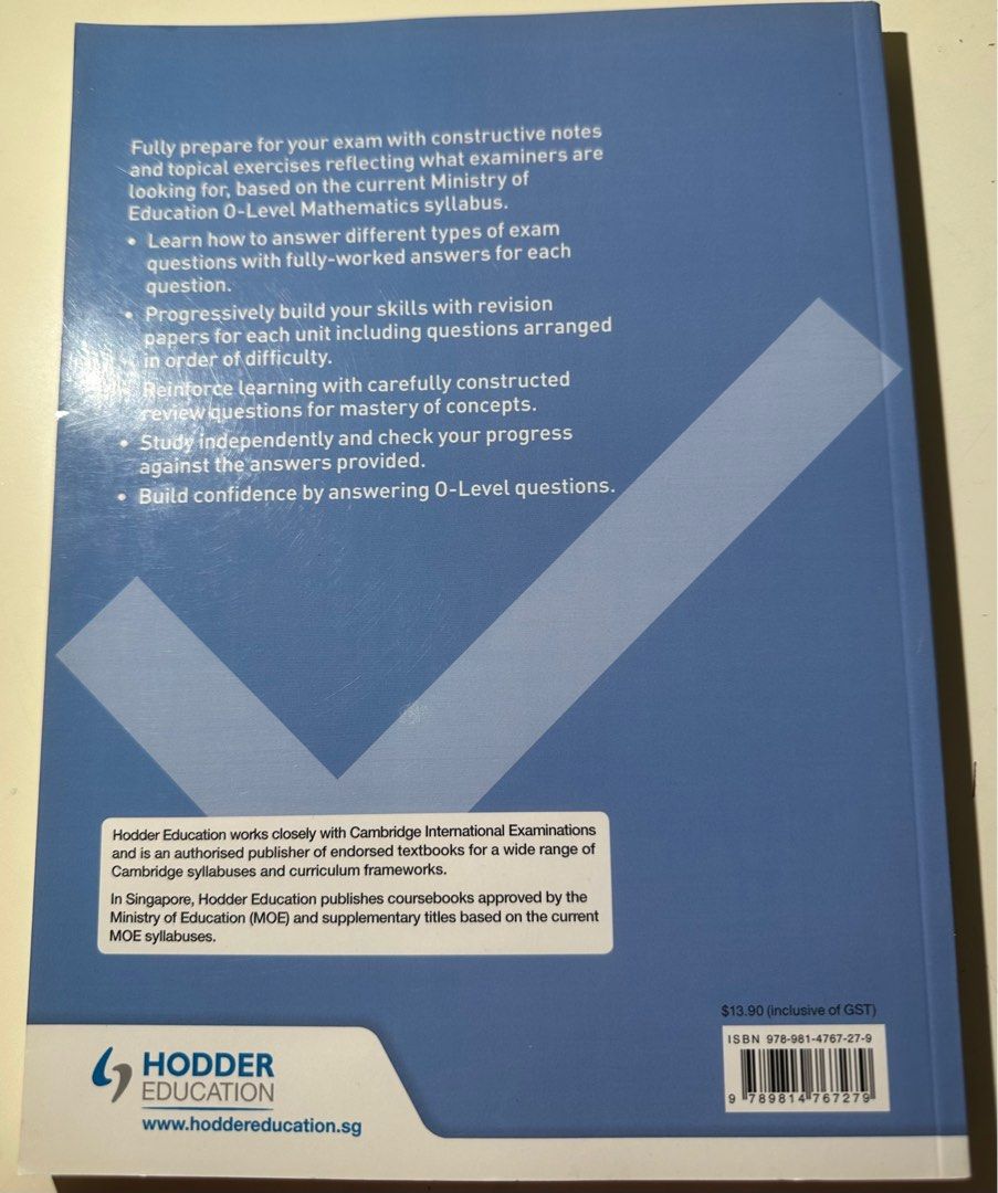 O Level Exam Practice Mathematics A complete guide with worked answers ...