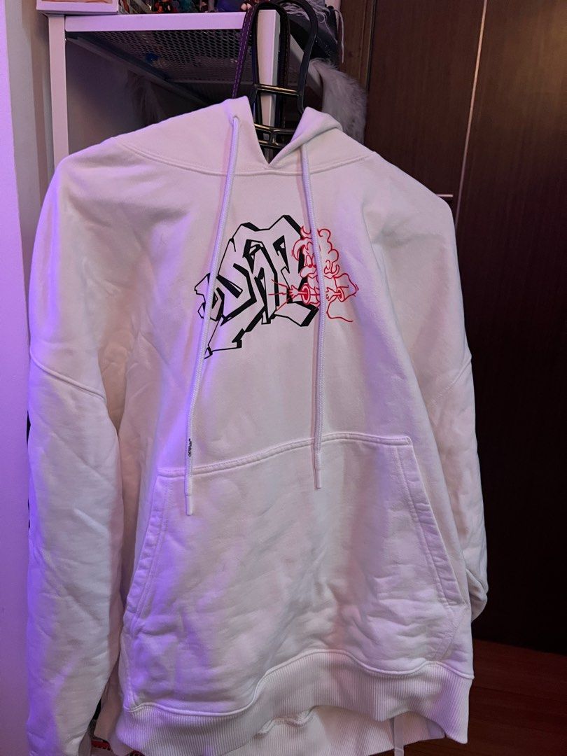 White skate hoodie sale