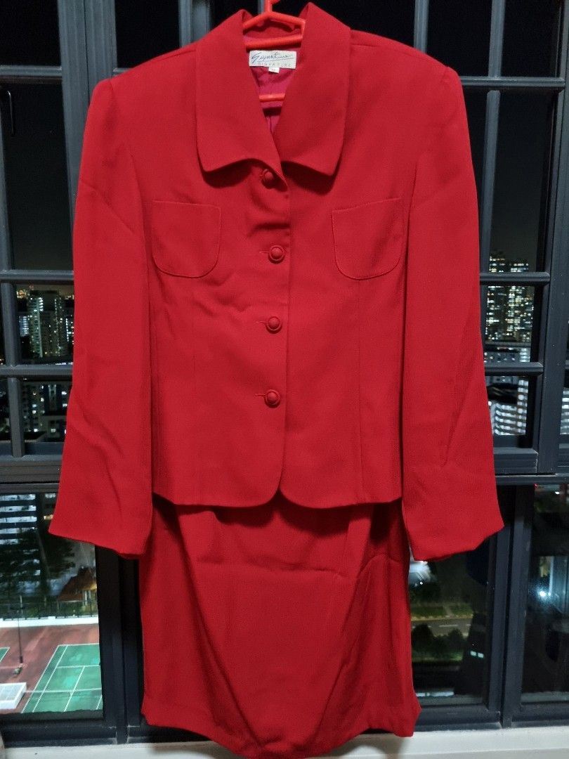 Office jacket and matching skirt Women s Fashion Dresses Sets