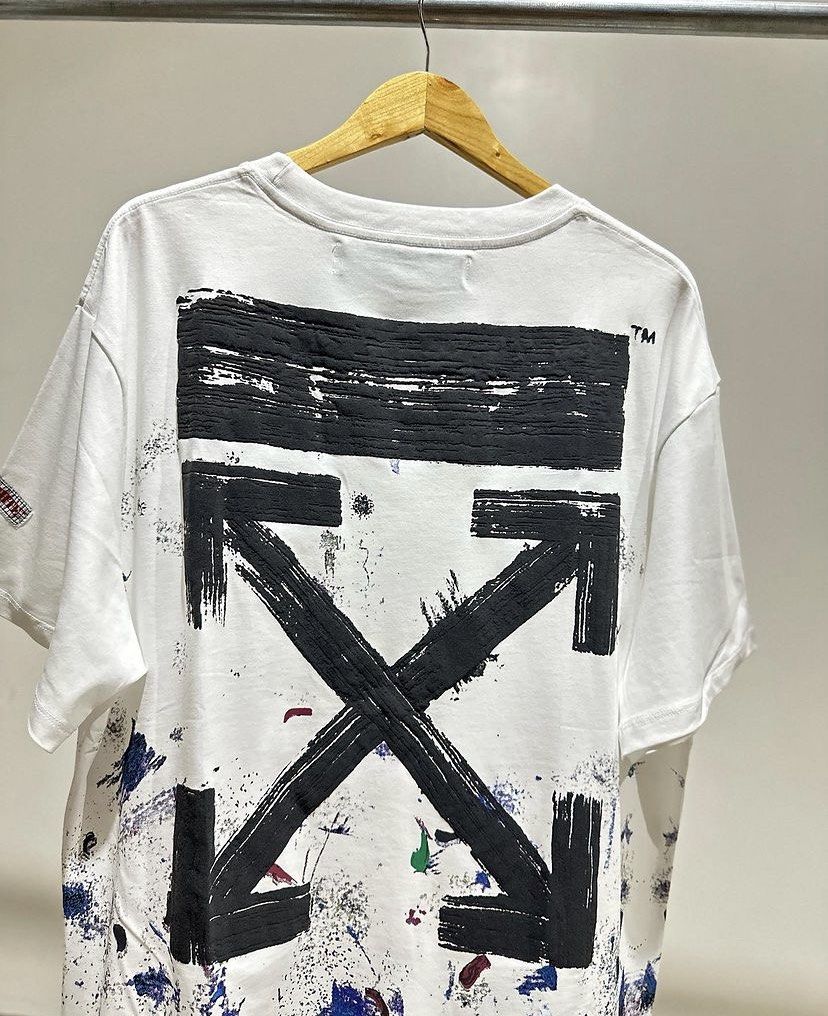 Off White Seeing Things Tee White Men s Fashion Activewear on Carousell